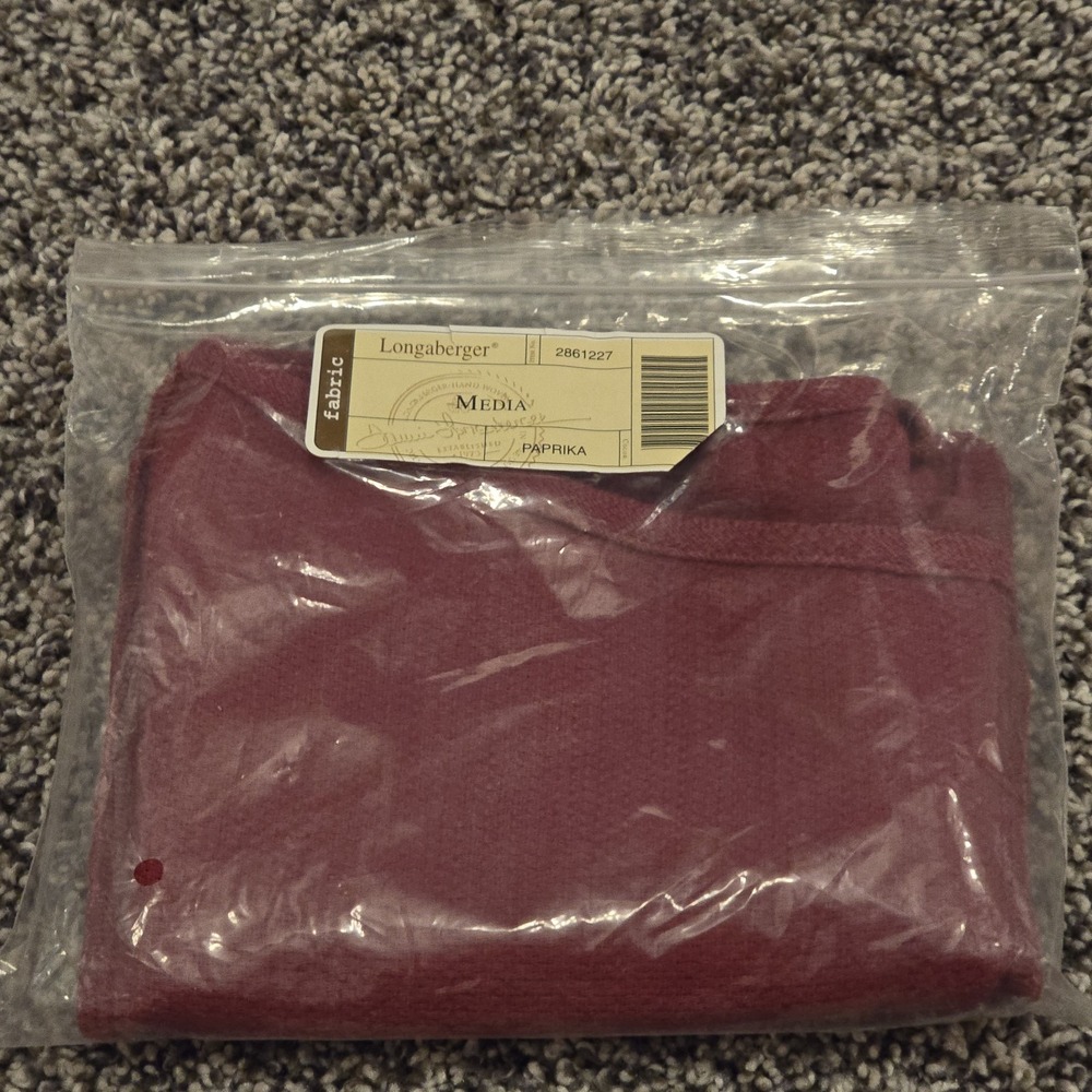 LONGABERGER‎  PAPRIKA MEDIA  BASKET LINER NIP #2861227